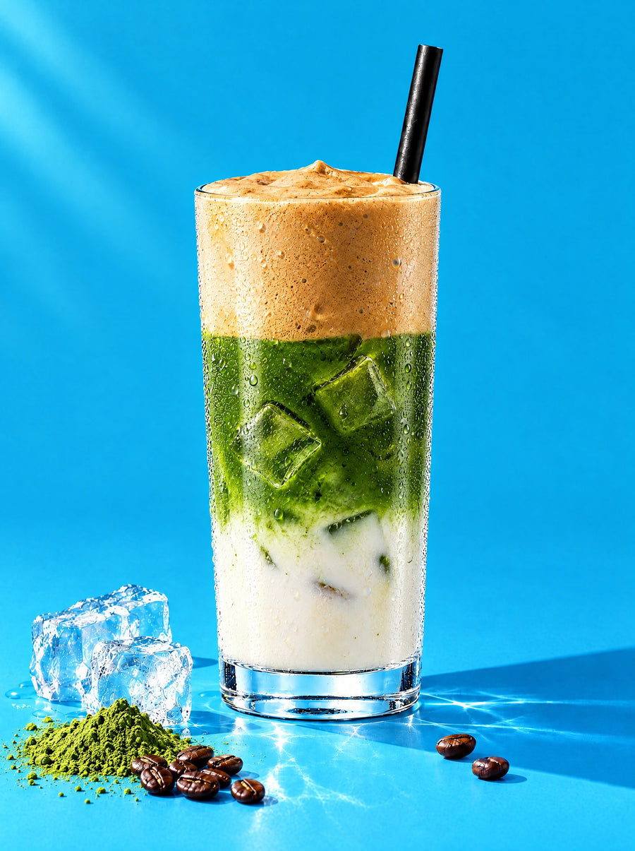 Dirty Matcha Freddo